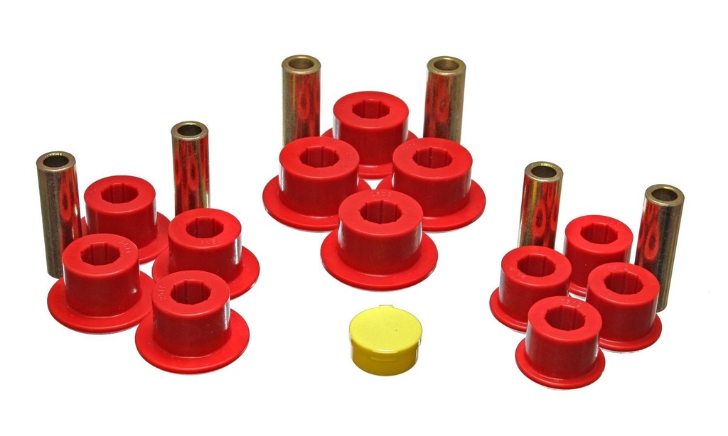 Energy Suspension 3-2141R: Leaf Spring Bushings 1999-10 Chevy Silverado & GMC Sierra