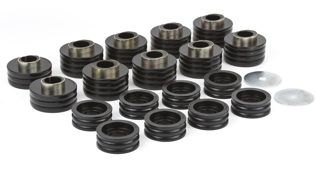 Daystar KF04050BK: Body Mount Bushings for 1999-2016 Super Duty Body Mounts