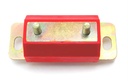 Trans Dapt 4236: Transmission Mount Pad for Ford C4, C6, FMX Transmissions, Polyurethane [Red]