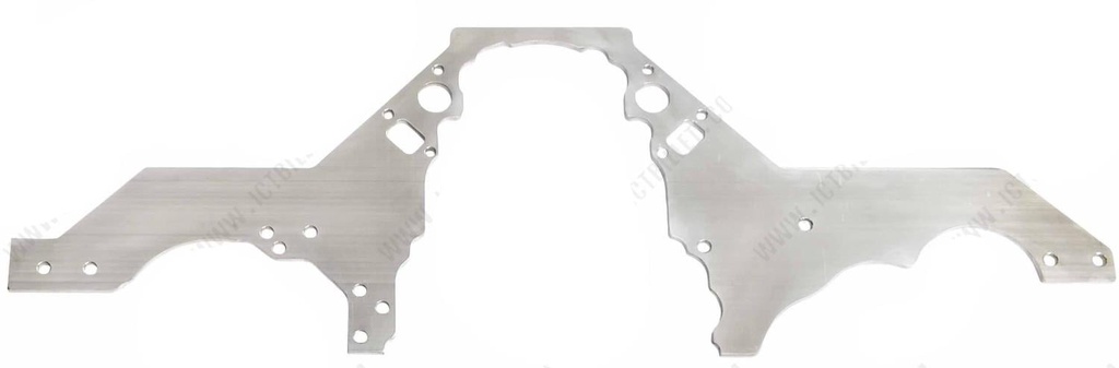 ICT Billet 551816-GBDY: Front Motor Plate for Select 1978-1988 Buick, Chevy, Oldsmobile, Pontiac Cars w/GM Gen III LS Engine