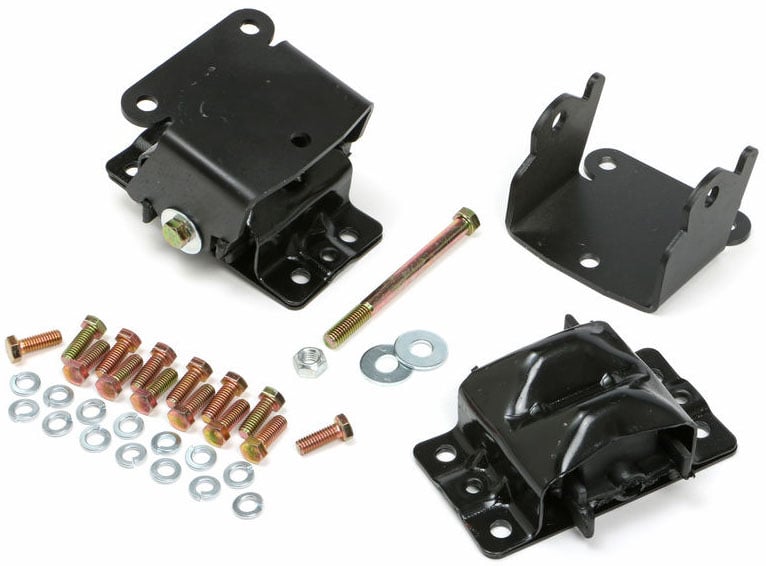 Trans Dapt 4235: Replacement Motor Mount Pads With Adapter Plate Small Block Chevy