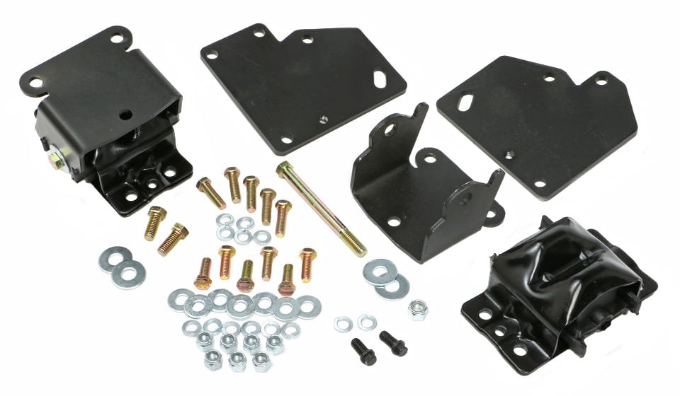 Trans Dapt 4690: Engine Swap Motor Mount Kit Small Block Chevy 283-400 into S10/Blazer 2WD