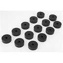 Prothane 1-101-BL: BUSHING CJ5 BODY MOUNTS 55-73 14 S Black