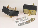 Prothane 1-503-BL: AMC and Jeep Motor Mounts Black
