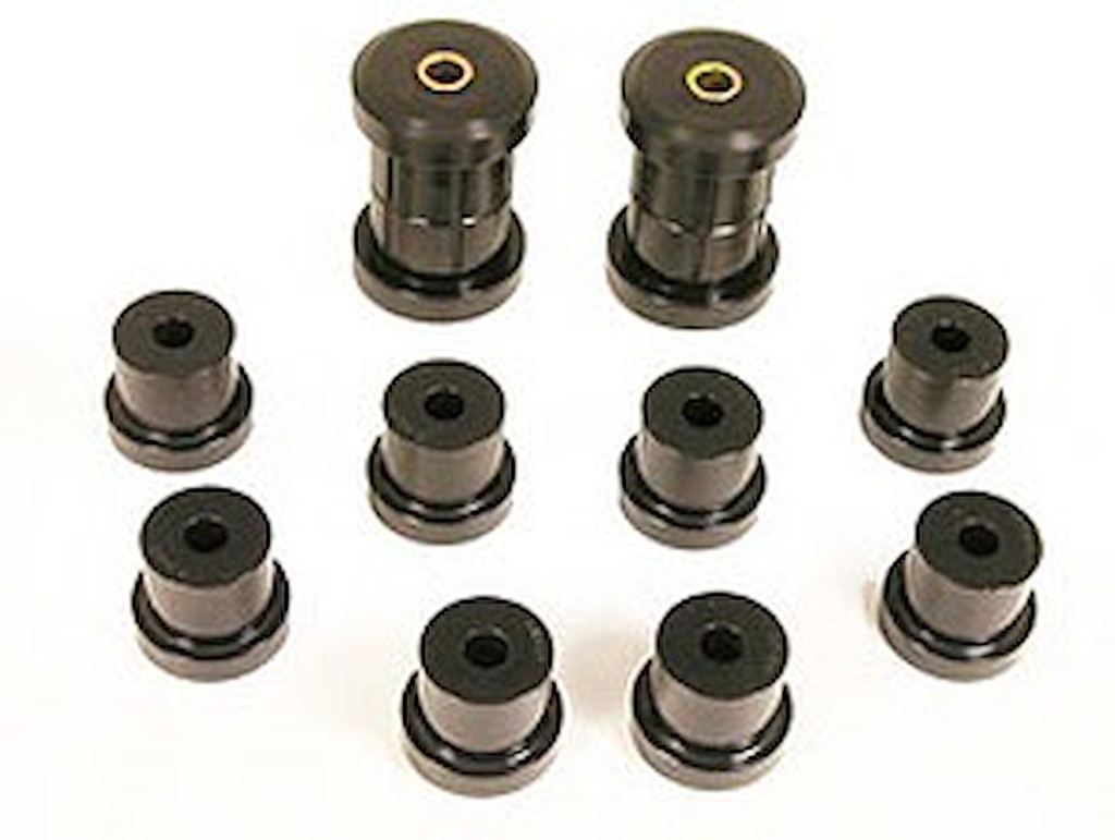 Prothane 7-1011-BL: 7-1011-BL Spring Eye & Shackle Bushing Kit for Select 1967-1979 GM Vehicles [Black]