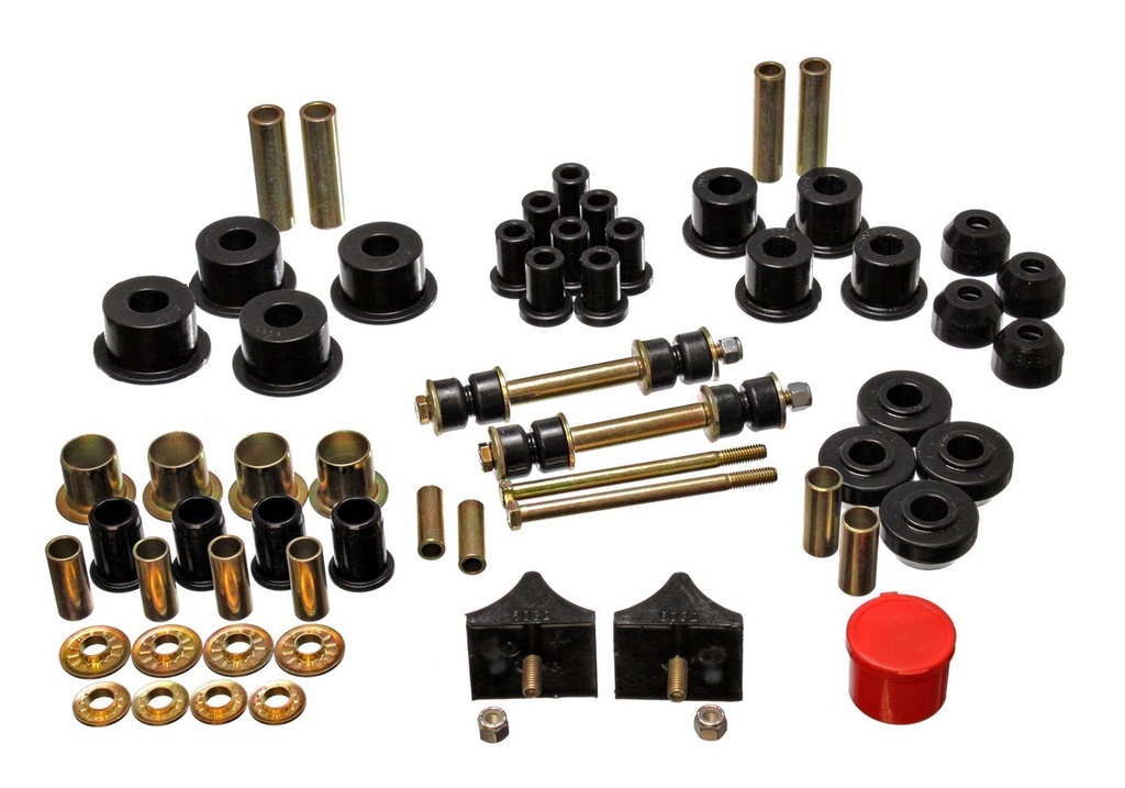 Energy Suspension 5-18104G: Hyper-Flex System Complete Master Bushing Set 1966-76 Mopar A-Body