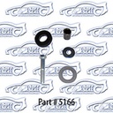 SoffSeal 5166: Core Support Bushing Bolt Kit 65-67 Chevelle