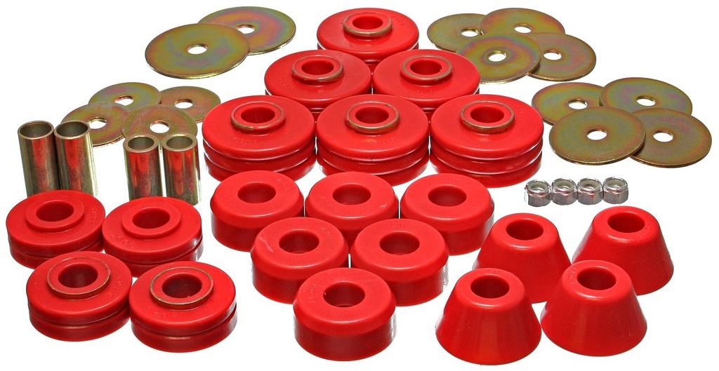 Energy Suspension 3-4104R: Body Mount Bushing Set 1978-1980 Chevy K5 Blazer & GMC Jimmy