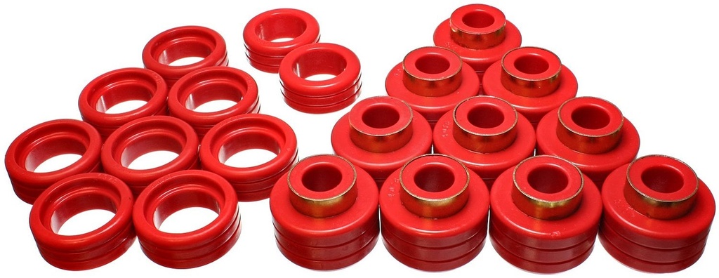Energy Suspension 3-4146R: Body Mount Bushing Set 1992-99 Chevy Tahoe & GMC Yukon