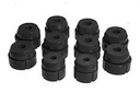 Prothane 6-107-BL: BUSHING FD BODY MT BRONCO 2WD/4WD 80-96 Black