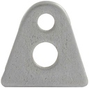 Allstar Performance ALL60020: Flat Window Frame Tabs Thickness: 1/16"