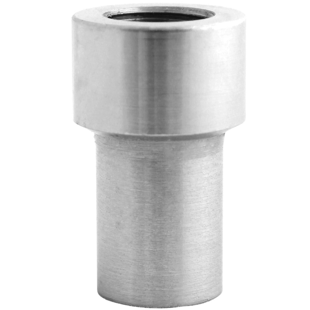 QA1 1844-119: Smooth Tube Adapter Natural Steel
