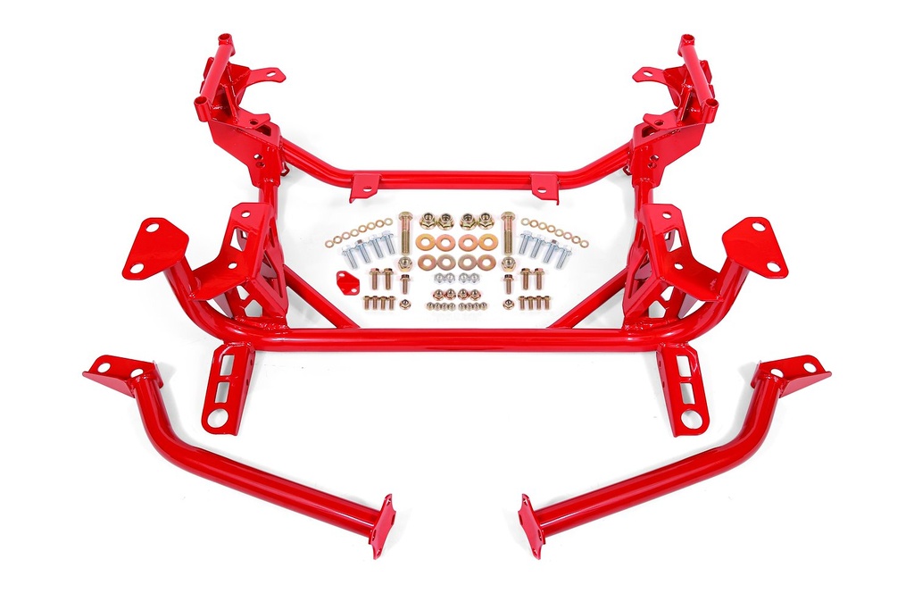 BMR Suspension KM760R: K-MEMBER S550 STANG RED