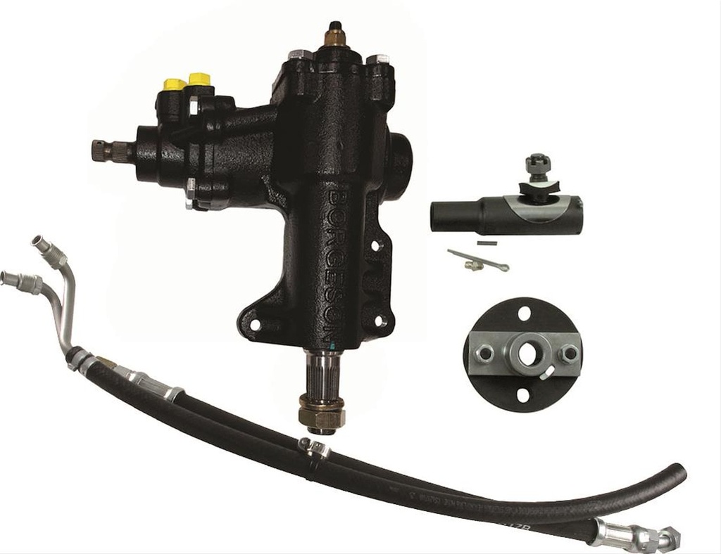 Borgeson 999024: Complete Power Steering Conversion Kit 1968-1970 Mustang 289/302/351W
