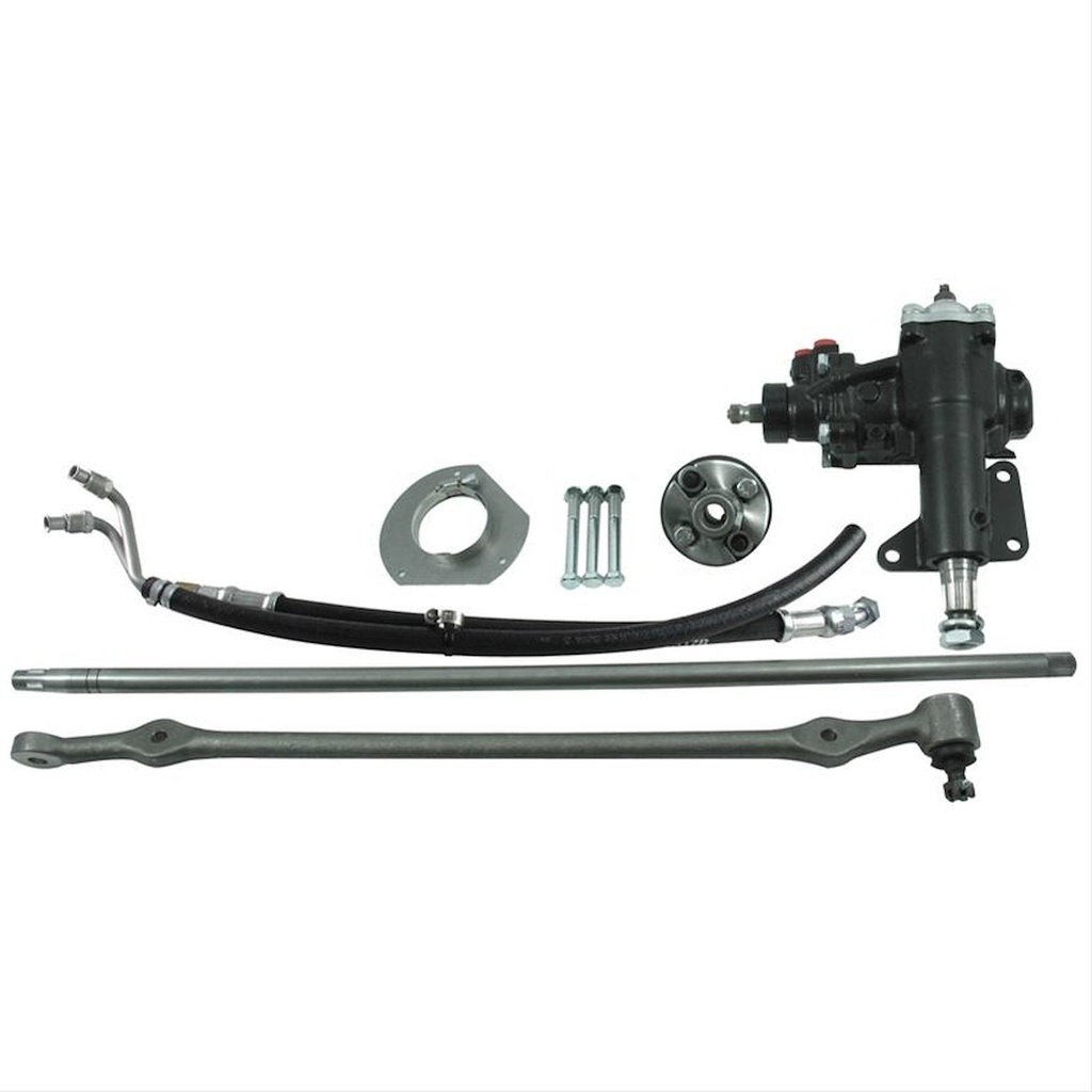 Borgeson 999023: Complete Power Steering Conversion Kit 1965-66 Mustang 289/302/351W