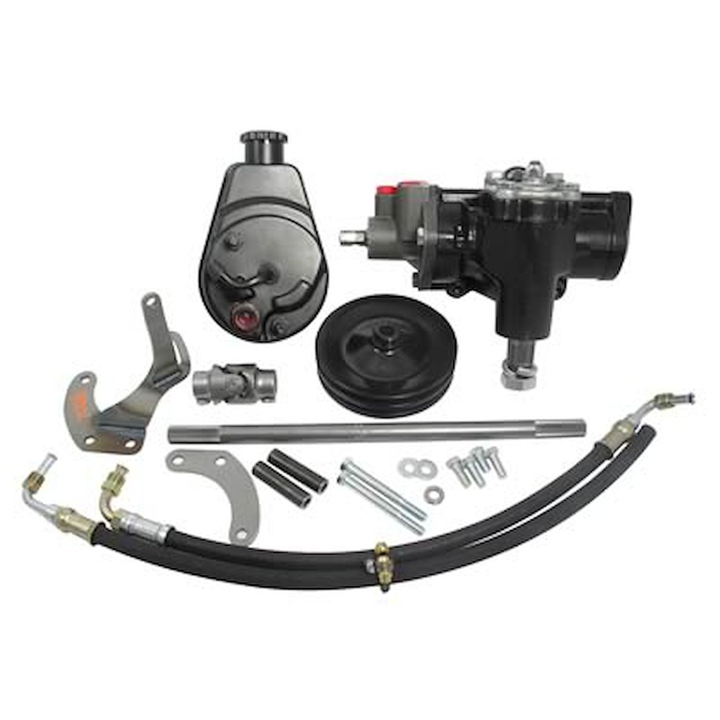 Borgeson 999014: Complete Power Steering Conversion Kit 1958-64 Chevy with Small Block & Short Water Pump