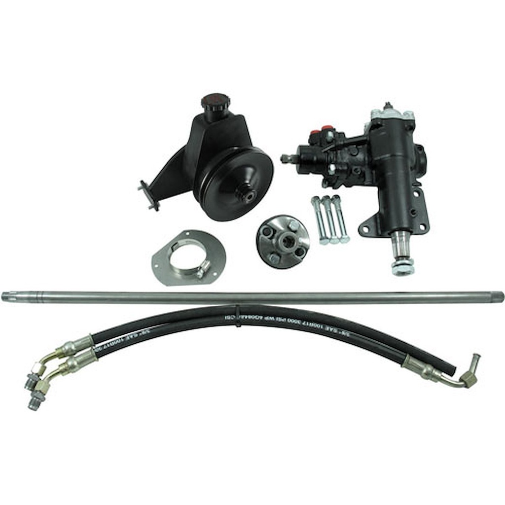 Borgeson 999026: Complete Power Steering Conversion Kit 1965-66 Mustang 200/250 I6