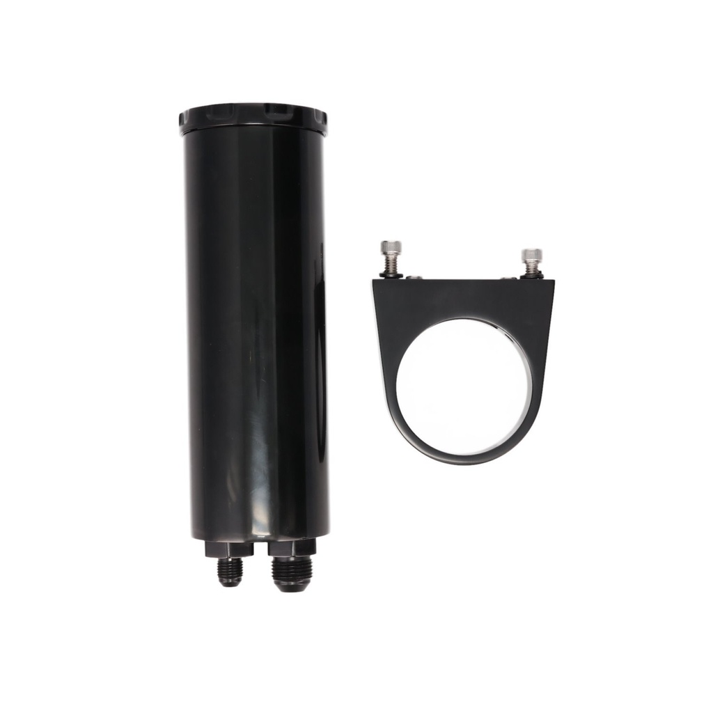 Top Street Performance JM2012BK: JM2012BK Remote Power Steering Reservoir, Black Aluminum