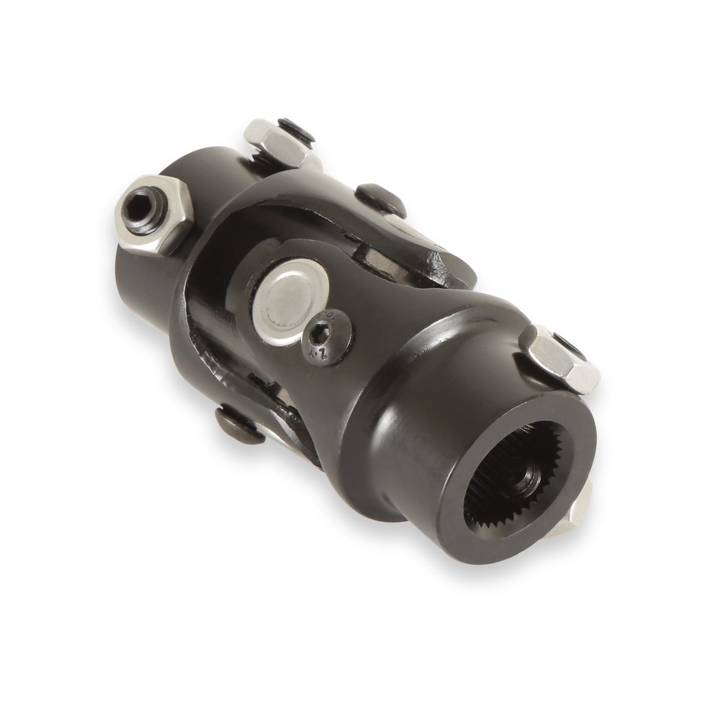 Holley 320-101: 320-101 U-joint - Steel - Black Zinc