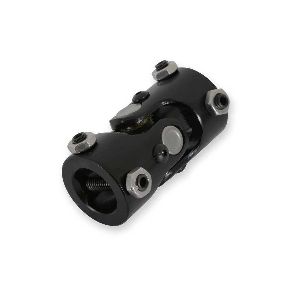 Holley 320-103: 320-103 1 in. DD x 1 in. DD Steering U-Joint [Black Zinc]