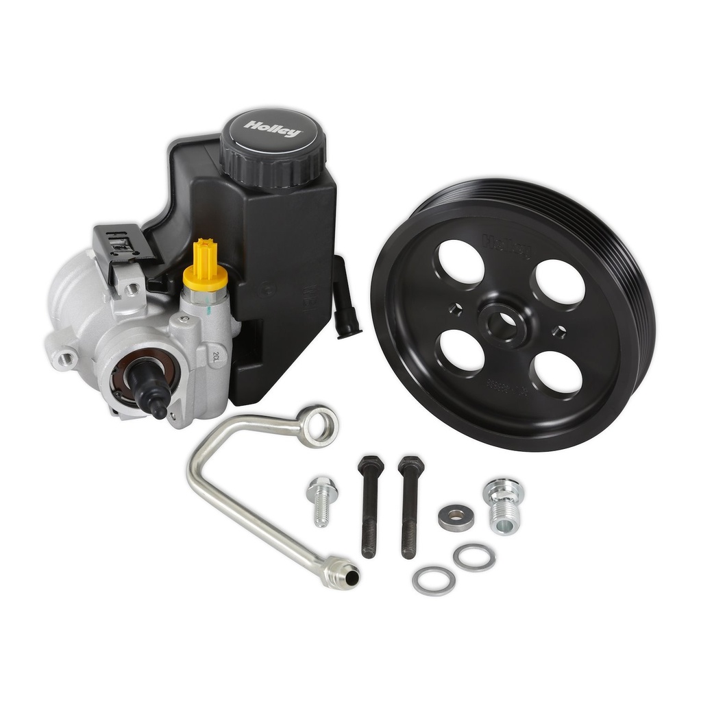 Holley 97-384: 97-384 Saginaw Type II Power Steering Pump Kit for 2009-2022 Dodge Ram 5.7L