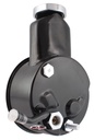 Tuff Stuff 6166B: Saginaw Power Steering Pump GM Pickup Truck - Press Fit Shaft - Stealth Black
