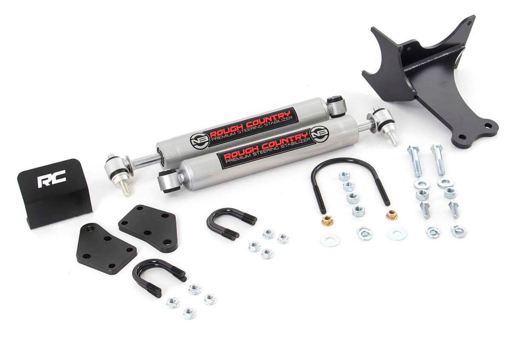 Rough Country 8749130: 8749130 Steering Stabilizer