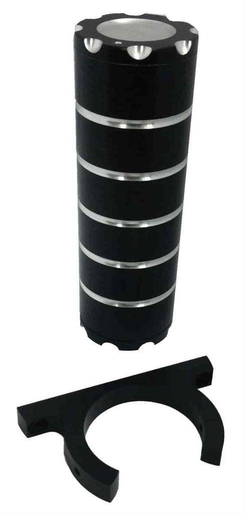 All American Billet PSR-SLS: Power Steering Reservoir 8" long x 2-1/2" diameter