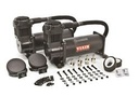 Viair 44442: 444C Dual Performance Air Compressor Value Pack Stainless Steel Braided Leader Hoses with Inline Check Valve