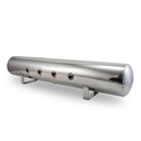 Air Lift 12956: 5 Gal Alum Air Tank - 4 3/8 face ports & 1/4 drain port - 36 L x 6 D - Polished
