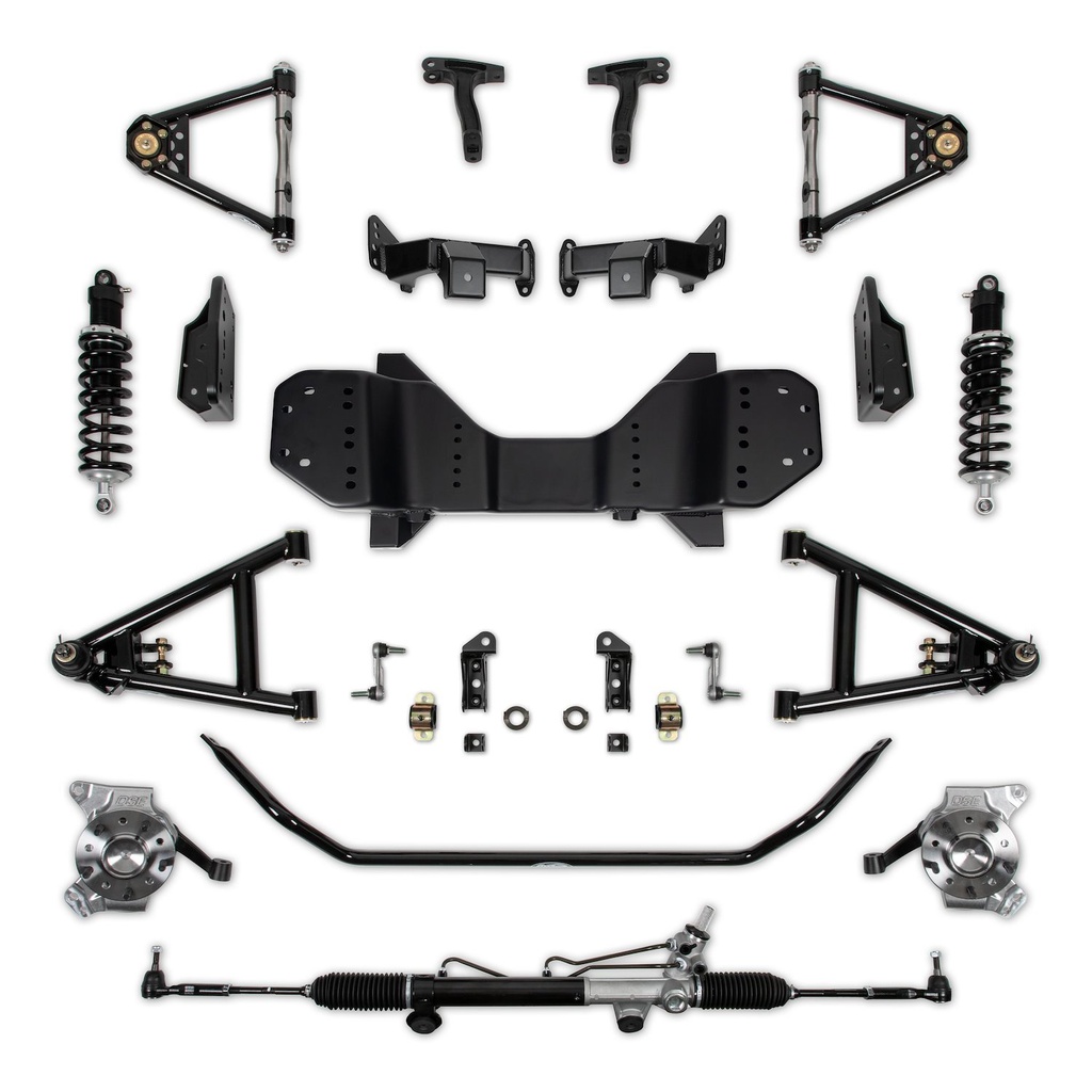 Detroit Speed 032082-SDS: SpeedMAX Front Suspension System 1973-1987 GM C10 Pickup Truck - Single-Adjustable Shocks
