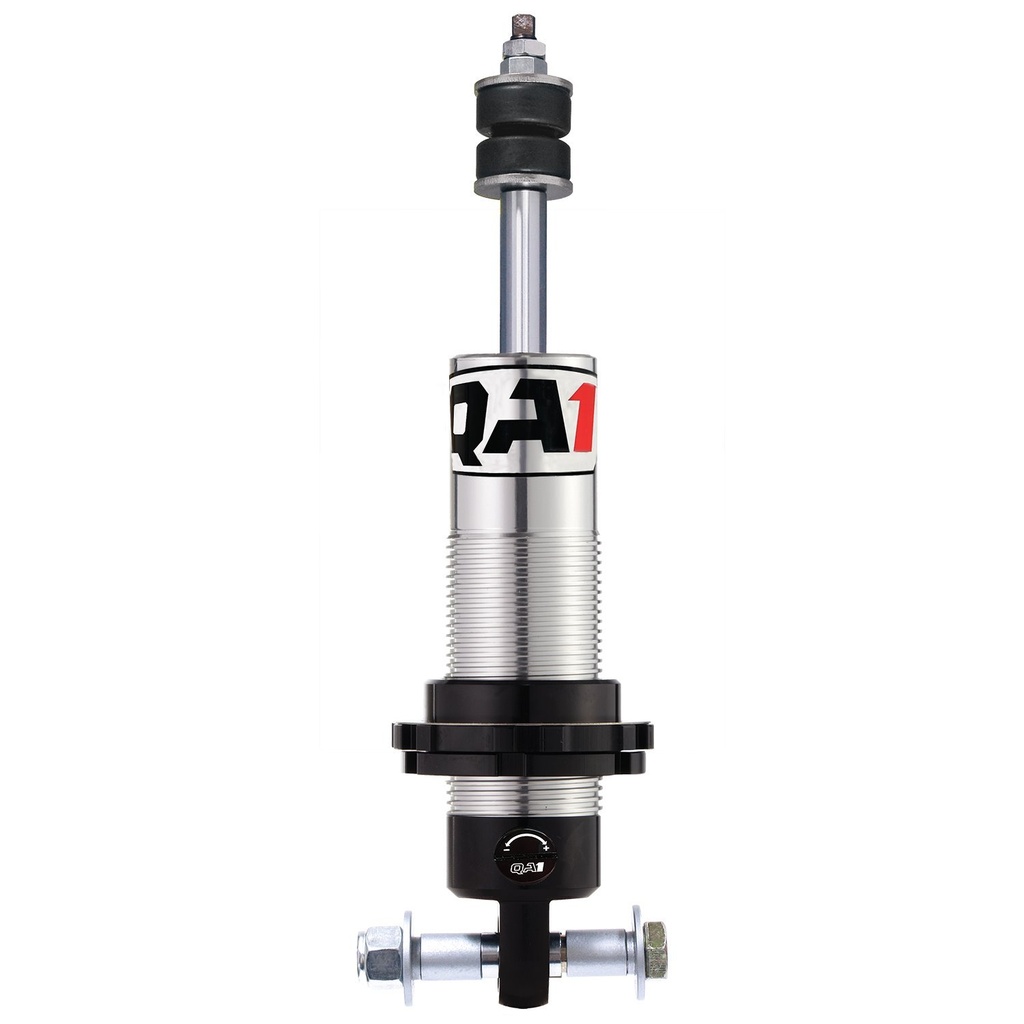 QA1 MS301: Single Adjustable Mustang II Coil-Over Shock 1/2" ID Bolt Hole, Bearing