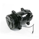Top Street Performance HC5002BK: HC5002BK A/C Compressor, Sanden 508 R134, Serpentine Belt, Chrome w/ Black Clutch