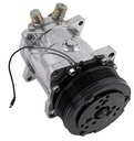 OER AC9560P: AC9560P Sanden 508 Style A/C Compressor w/ 6-Rib Serpentine Clutch Pulley, Polished Finish, SD508/SD5H14
