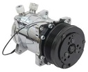 OER AC9560C: AC9560C Sanden 508 Style A/C Compressor w/ 6-Rib Serpentine Clutch Pulley, Chrome Finish, SD508/SD5H14
