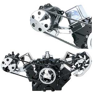 Billet Specialties 11421: Independent Side Mount Compressor Bracket Sanden 508 Compressor