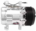 Tuff Stuff 4517NA8G: A/C Compressor Sanden Style SD7 8-Groove - Chrome