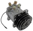 OER AC5104N: AC5104N Sanden 507 Style A/C Compressor w/ 2-Groove V-Belt Clutch Pulley, Natural Finish, SD507/SD5H11