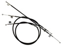Key Parts 0849-334: Heater and AC Control Cables for 1967-1972 Chevy, GMC Trucks and SUVs [w/AC]