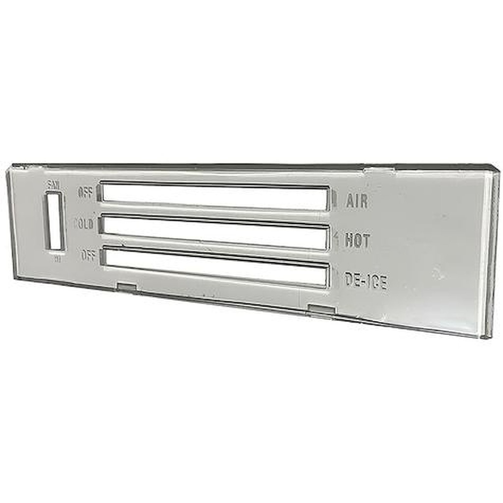 OER IN6674Z: IN6674Z 1971-72 Chevrolet Chevelle, El Camino; Lens; Heater Control Panel; No A/C