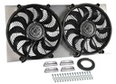 Derale 16843: 16843 Powerpack High-Output Dual 17 in. Electric Radiator Fan with Aluminum Shroud Kit