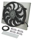 Derale 16823: Dual Speed Electric Puller Fan with Aluminum Shroud Universal Fit