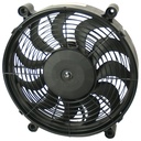 Derale 16214: 14" High Output Single RAD Electric Fan - Premium Mounting Kit 2100/1500 cfm