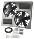 Derale 16830: High-Output Dual Fan Assembly CFM: 3750
