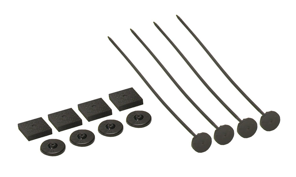 Derale 13001: Insta-Mount Cooler Mounting Rods with Pads 4/pkg.