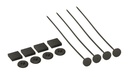 Derale 13001: Insta-Mount Cooler Mounting Rods with Pads 4/pkg.