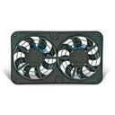 Flex-A-Lite 105308: S-Blade X-Treme Universal Dual Elec Fan Includes adjustable thermostat with variable speed control and AC relay