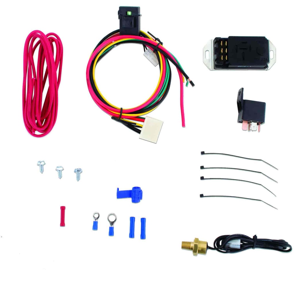 Mishimoto FNCNTLU18NPT: Adjustable Fan Controller Kit 1/8" NPT Style Temp Sensor
