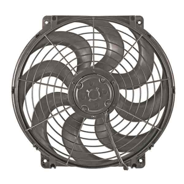 Flex-A-Lite 104359: 12" Diameter S-Blade Trimline Electric Fan Max. RPM: 2245