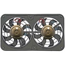 Flex-A-Lite 105399: S-Blade Low Profile Universal Dual Electric Fan Pusher Design with VSC Adjustable Thermostat